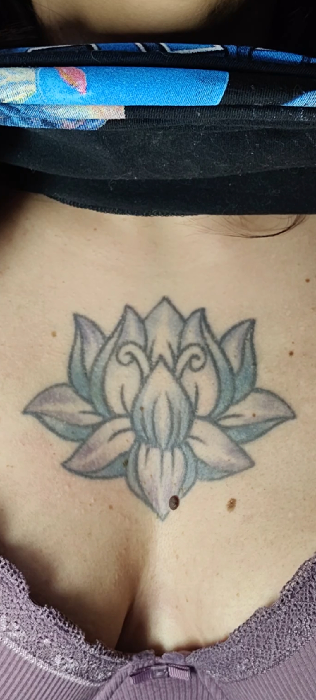Flor de loto · Antes